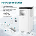 10000 BTU Portable Air Conditioner, 3-in-1 AC Unit, Fan & Dehumidifier with Sleep Mode, 24H Timer & Window Kit for Rooms up to 450 Sq. Ft