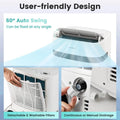 12000 BTU Portable Air Conditioner, 3-in-1 AC Unit with Fan, Dehumidifier & Sleep Mode, 24H Timer, Window Kit, Cools Room up to 550 Sq. Ft