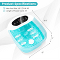 Foot Spa Bath Massager w/ Heat, Bubbles & Vibration Mode, Digital Temp Control, 12 Rollers, Pedicure Stone, Foot Soaker Tub for Relaxation