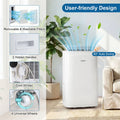 15000 BTU Inverter Portable Air Conditioner, 4-in-1 Smart WiFi AC Unit with Heat, Dehumidifier, Fan, Auto Swing & Window Kit, Cools Up to 750 Sq.Ft