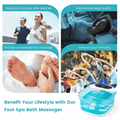 Foot Spa Bath Massager w/ Heat, Bubbles & Vibration Mode, Digital Temp Control, 12 Rollers, Pedicure Stone, Foot Soaker Tub for Relaxation