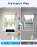 AECOJOY 12000 BTU Window Air Conditioner, Energy-Saving Window AC Unit, Cools up to 350 Sq. Ft.